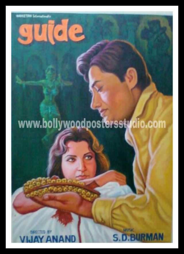 Hand painted Indian movie bollywood posters