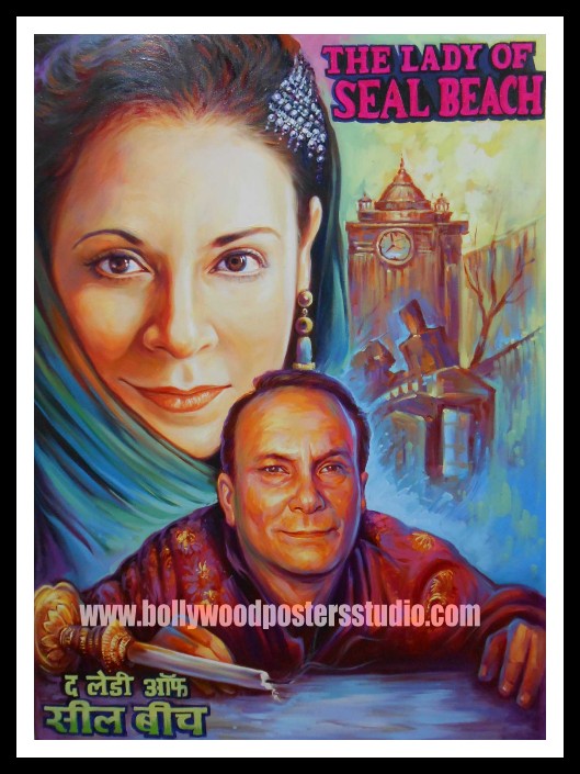 Old hindi film movie custom bollywood poster painters and artist