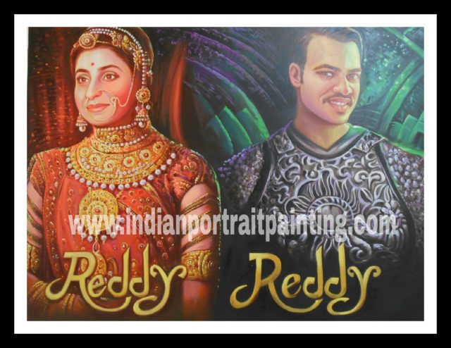 Customized Indian Bollywood style wedding themed posters online