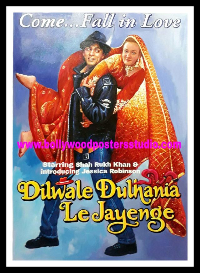 Personal hand painted bollywood posters in indian filmy style