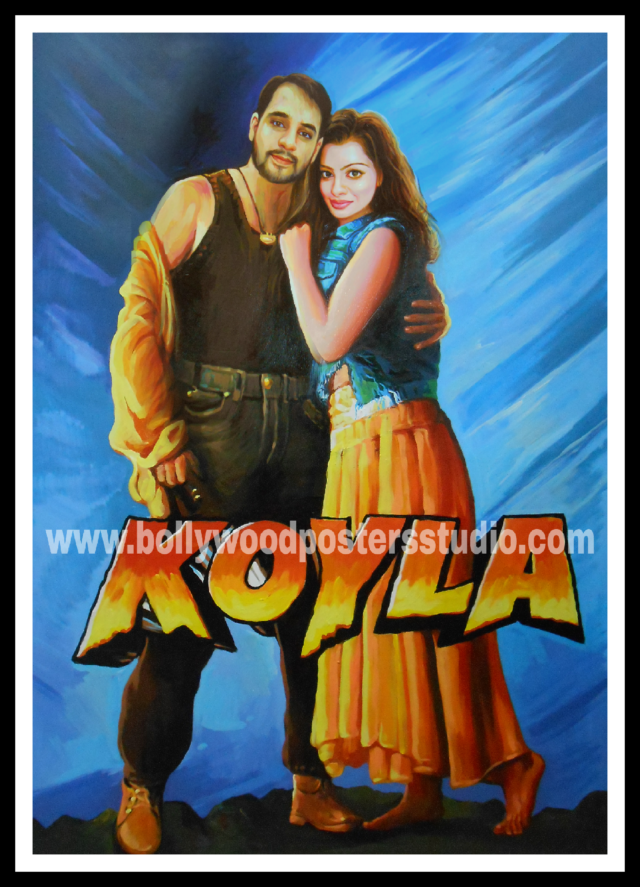 Creative bollywood hand painted posters artists