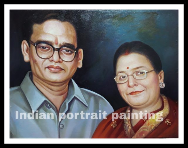 Image to canvas portrait for parents