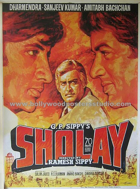sholay hand painted