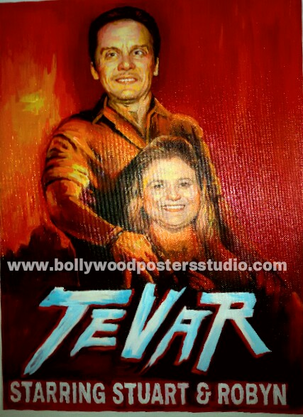 Customize unique design created in bollywood posters