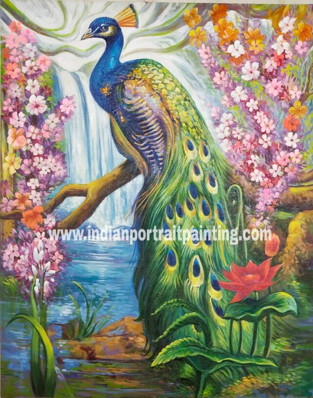 Oil canvas painting art