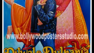 Bollywood style custom made wedding poster for selfie booth