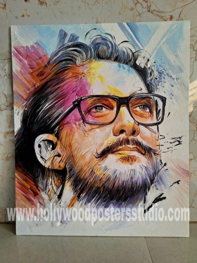 Contemporary oil paintings on canvas