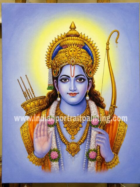 Paintings in oil paints lord krishna