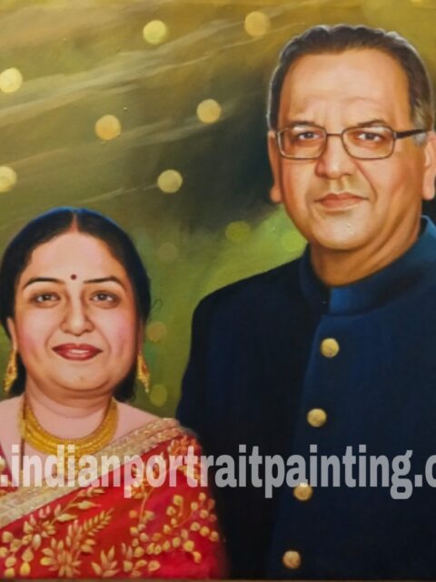 Personalized made real portrait painting