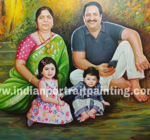 Picture to real portrait painting